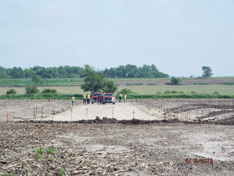 Sunset Drive waiting for concrete