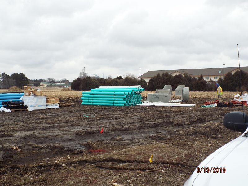 material to be installed